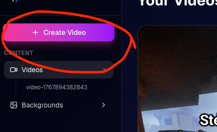 Upload character step 1